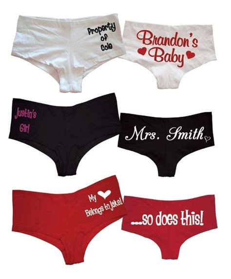 personalized underwear